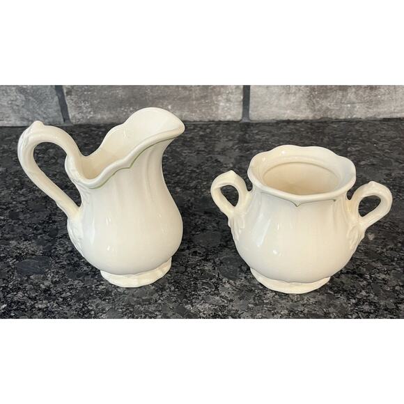 Metlox Poppytrail Vernon Quail Ridge Creamer & Sugar Bowl Set No Lid - Picture 3 of 10